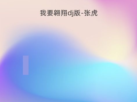 我要翱翔dj版-张虎