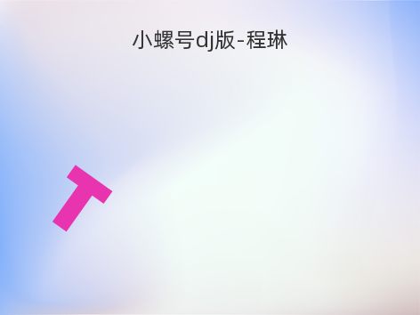 小螺号dj版-程琳