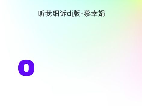 听我细诉dj版-蔡幸娟