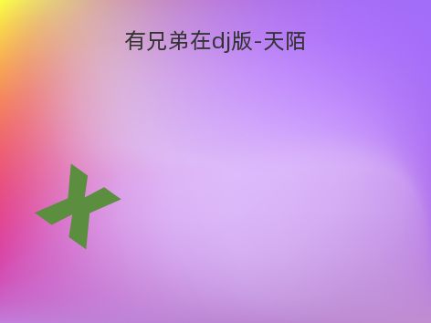 有兄弟在dj版-天陌