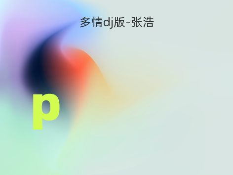 多情dj版-张浩