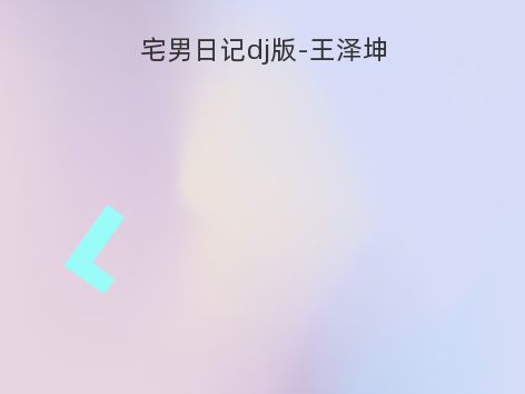 宅男日记dj版-王泽坤