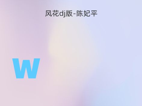 风花dj版-陈妃平