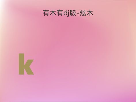 有木有dj版-炫木