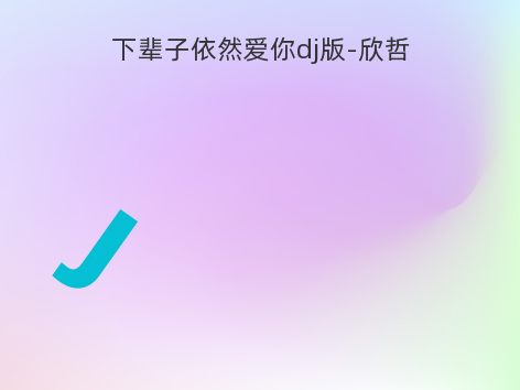下辈子依然爱你dj版-欣哲