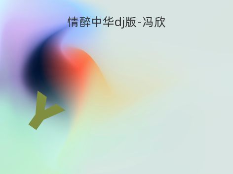 情醉中华dj版-冯欣