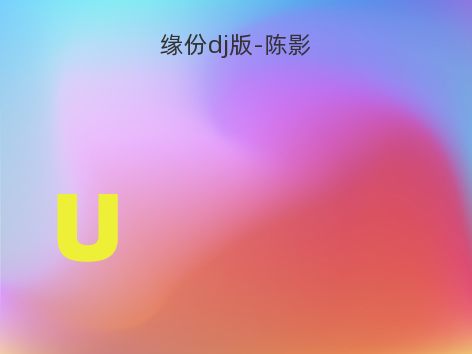 缘份dj版-陈影