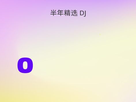 半年精选 DJ