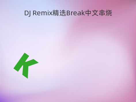 DJ Remix精选Break中文串烧
