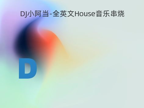 DJ小阿当-全英文House音乐串烧